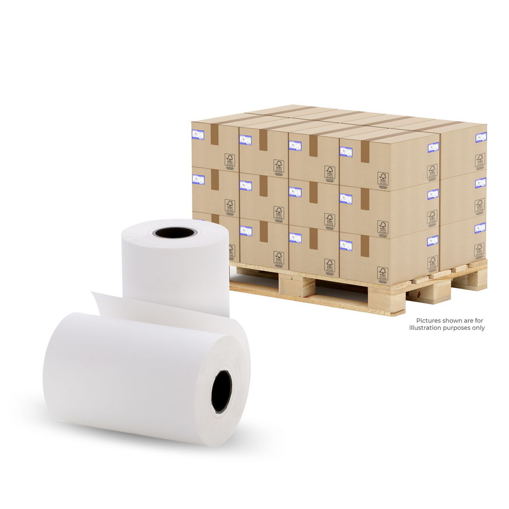 EC Cash 57 mm x 35 mm - 55g/m² (50 Rollen) - 1/2 Palette (Bild 2)